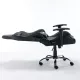 Игровое кресло  "Hunter GM-130", две подушки, экокожа, черное, 532798. Фото товара с разных ракурсов.