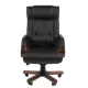 Кресло руководителя CHAIRMAN 653 Россия нат.кожа/экокожа черный (мультиблок). Фото товара с разных ракурсов.