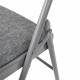 Стул складной  "Golf Plus CF-003 КОМФОР"Т, серый каркас, серая ткань, 532890. Фото товара с разных ракурсов.